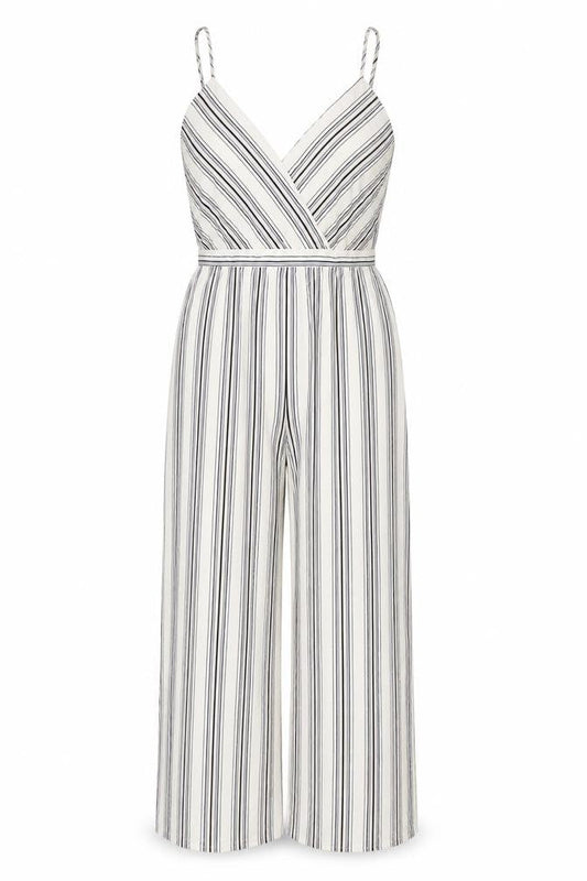Womens UK Size 8 New Look One-Piece Beige Jumpsuit