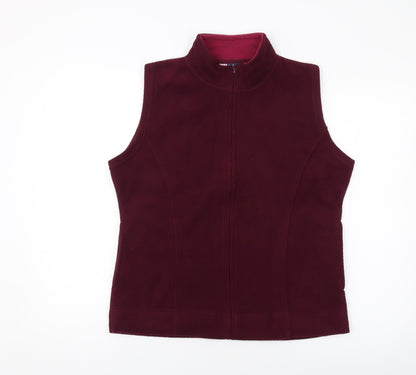 Womens UK Size 14 EWM Purple Gilet