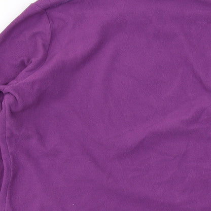 Quechua Womens Purple Polyester Pullover Sweatshirt Size 12 Pullover