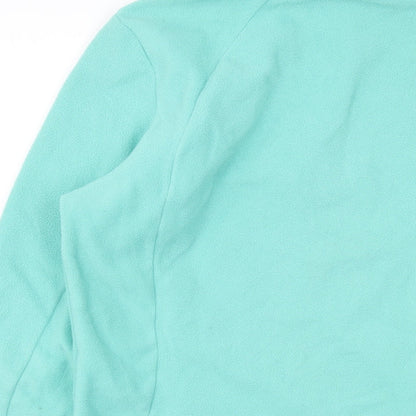 Quechua Womens Green Polyester Pullover Sweatshirt Size S Zip