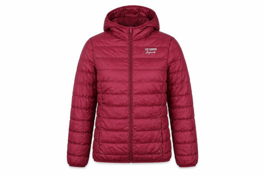 Womens UK Size 8 Lee Cooper Red Puffer Jacket