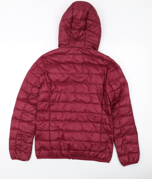 Womens UK Size 8 Lee Cooper Red Puffer Jacket