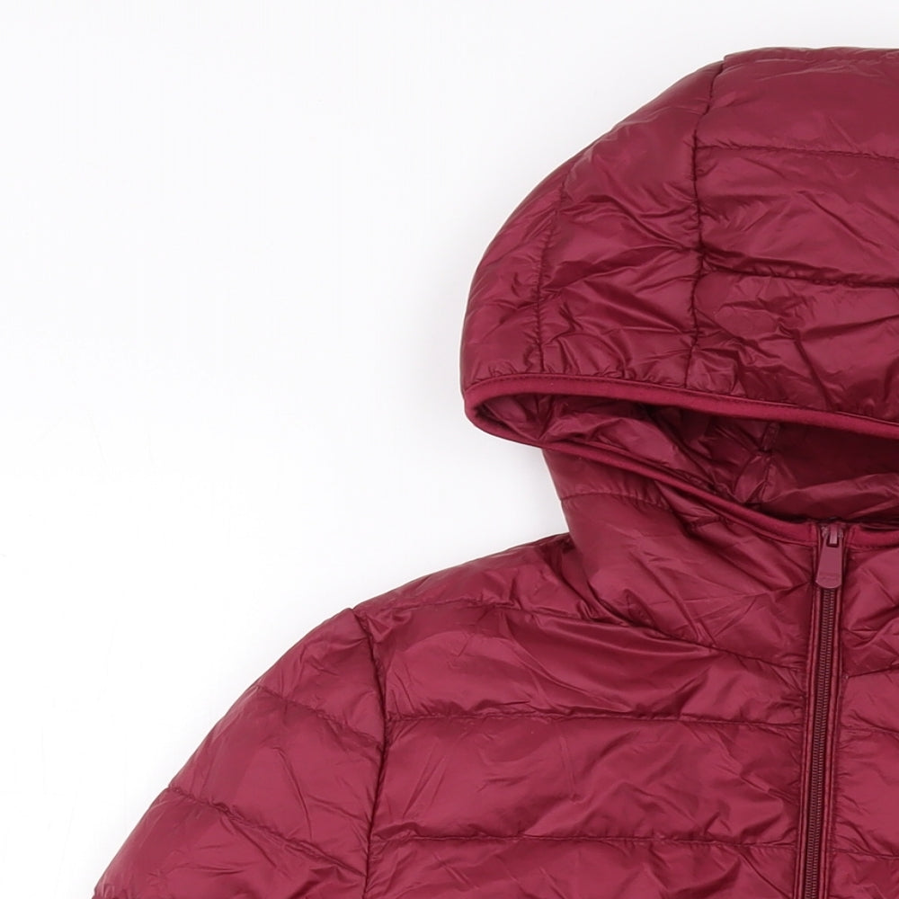 Womens UK Size 8 Lee Cooper Red Puffer Jacket