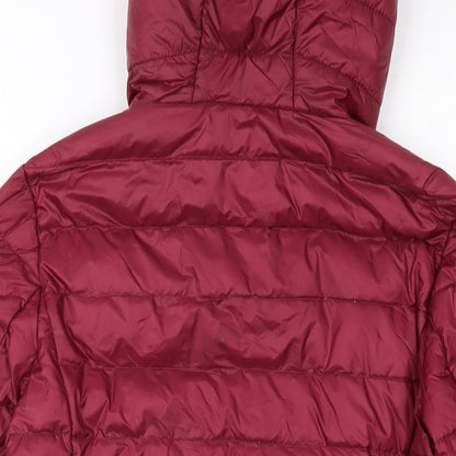 Womens UK Size 8 Lee Cooper Red Puffer Jacket