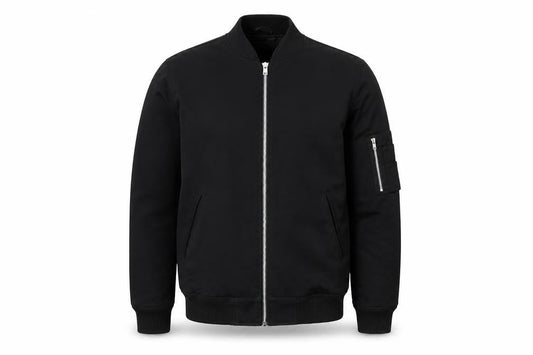 Mens UK Size M ASOS Black Bomber Jacket