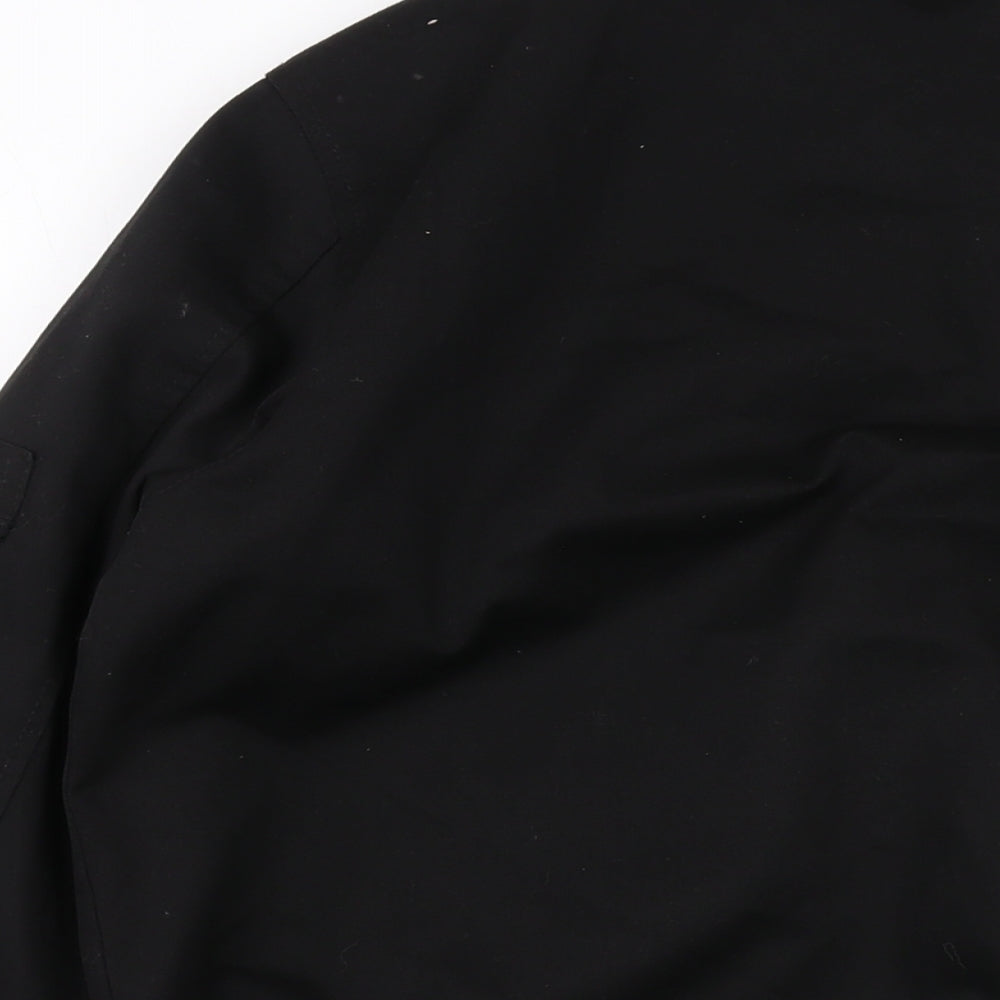 ASOS Mens Black Bomber Jacket Jacket Size M Zip