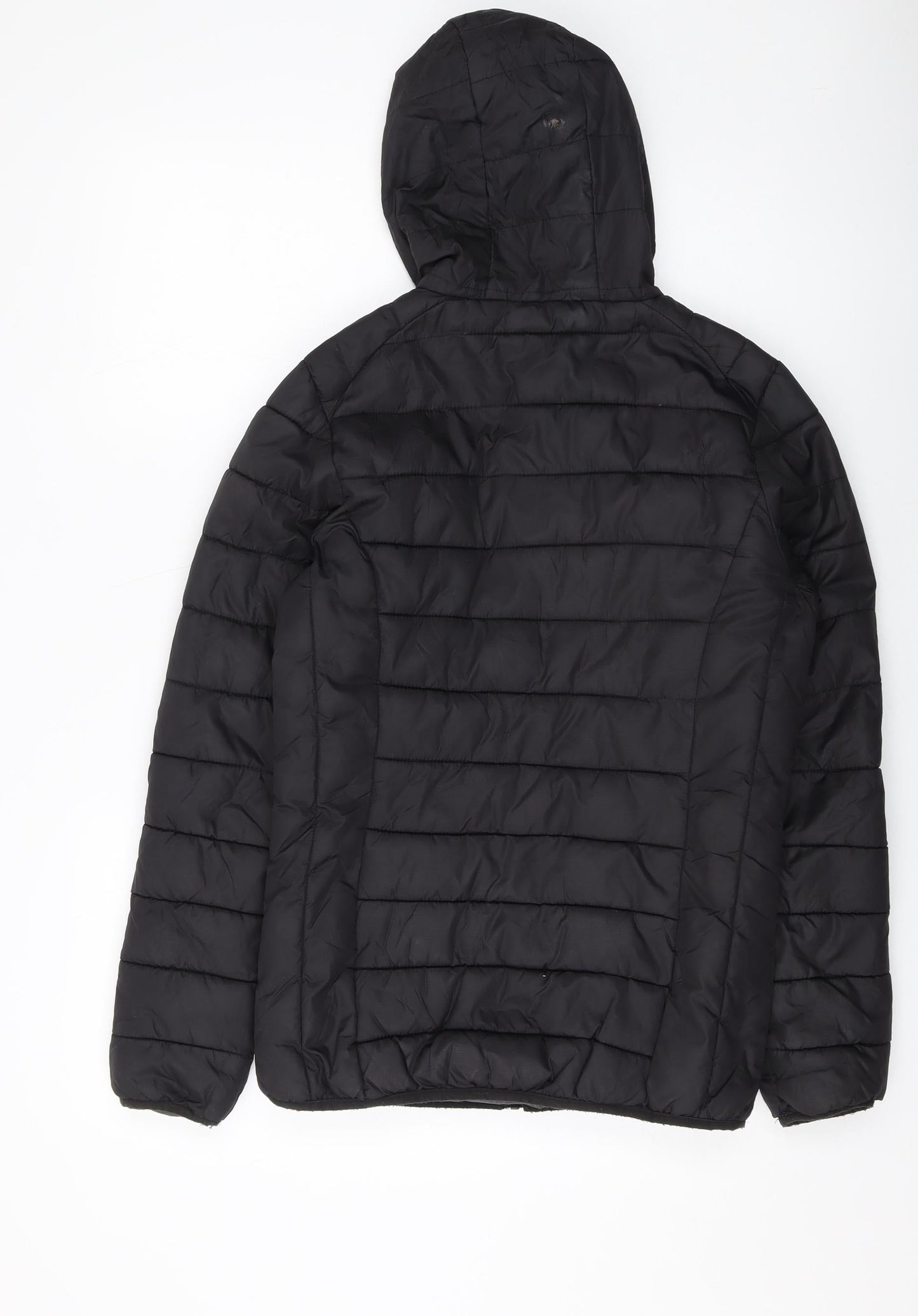 ellesse Womens Black Puffer Jacket Jacket Size 8 Zip