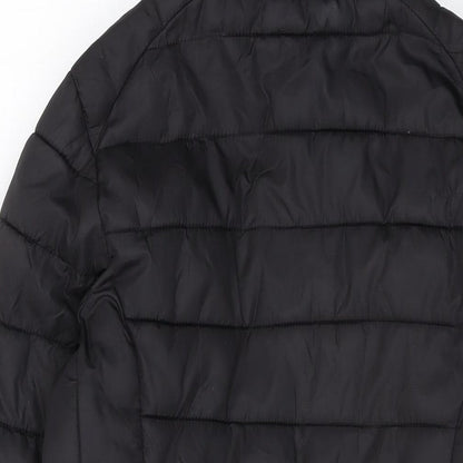 ellesse Womens Black Puffer Jacket Jacket Size 8 Zip