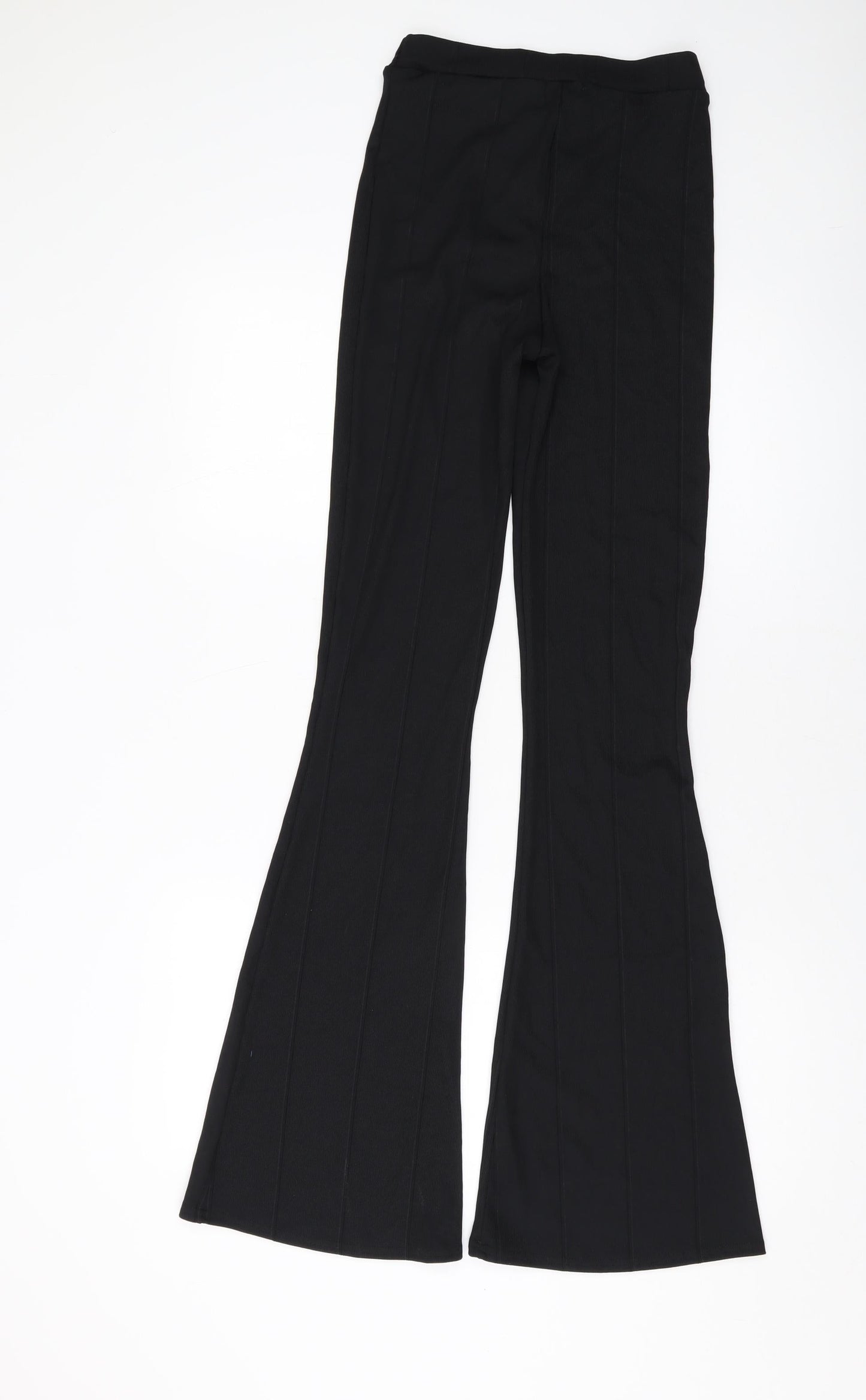 Womens UK Size 8 PRETTYLITTLETHING Regular Fit  Black Trousers