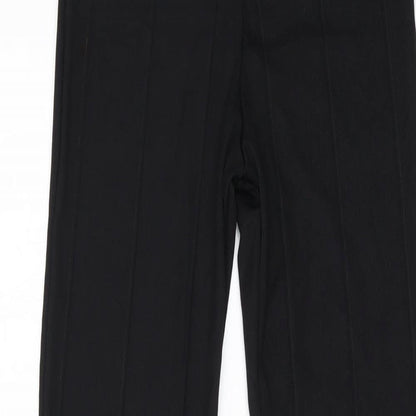 Womens UK Size 8 PRETTYLITTLETHING Regular Fit  Black Trousers
