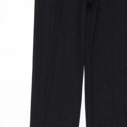 Womens UK Size 8 PRETTYLITTLETHING Regular Fit  Black Trousers