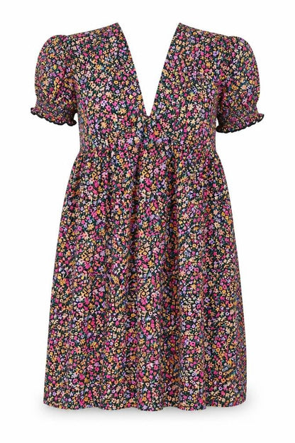 Miss Selfridge Womens Multicoloured Fair Isle Polyester A-Line Size 14 V-Neck Pullover