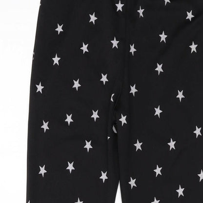 Nasty Gal Womens Beige Geometric Polyester Trousers Size 8 L28 in Regular