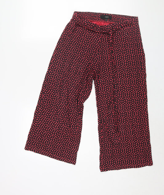 Womens UK Size 8 NEXT Regular Fit Cropped Pink Trousers