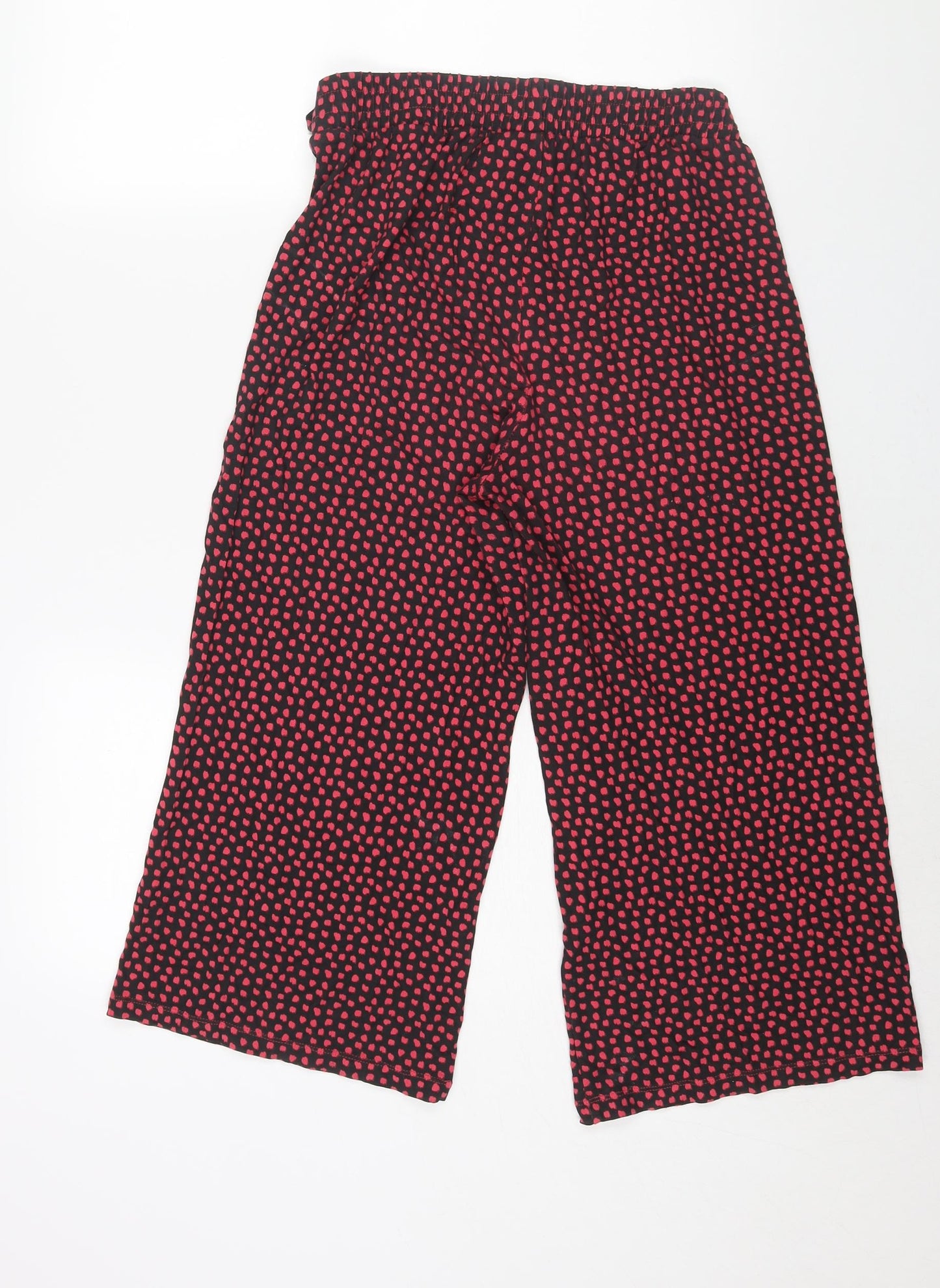 Womens UK Size 8 NEXT Regular Fit Cropped Pink Trousers