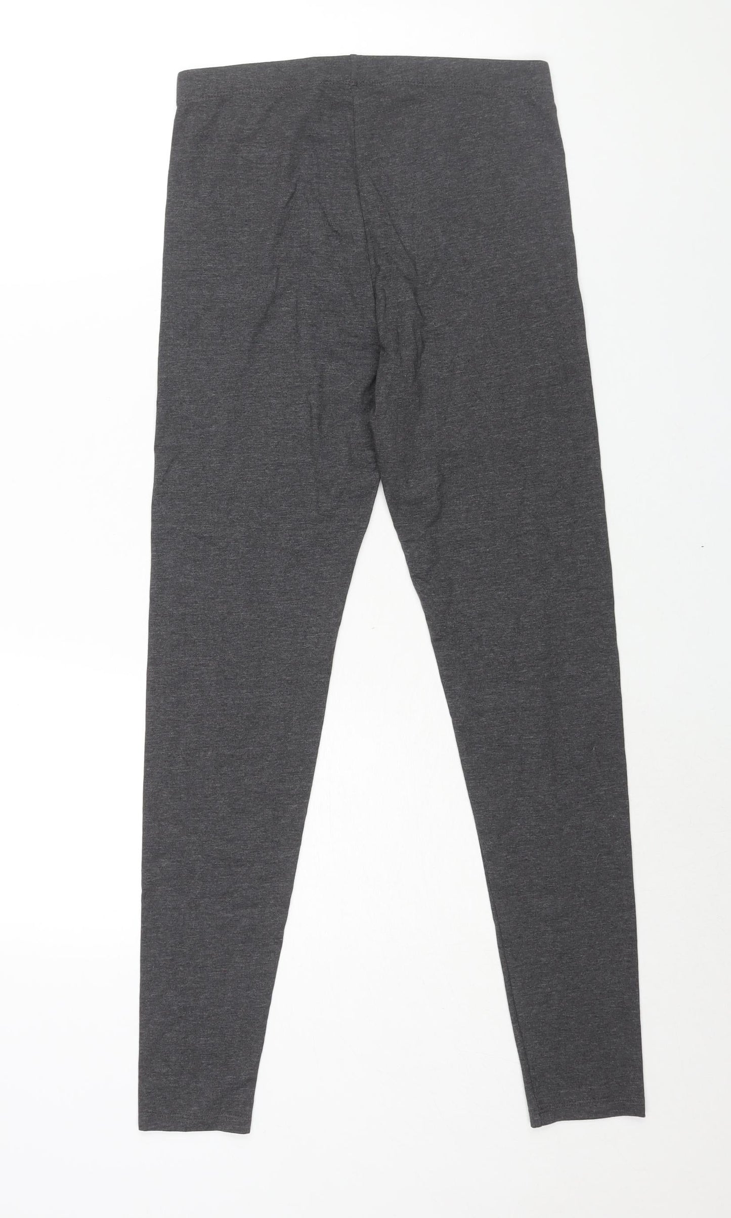 Womens UK Size 10 Marks and Spencer  Cropped Green Leggings