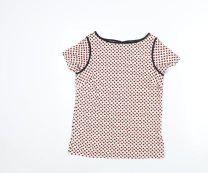 Womens UK Size 8 Therapy Multicoloured Basic Blouse