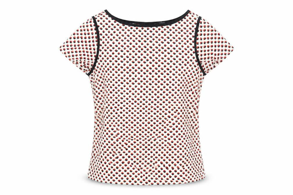 Womens UK Size 8 Therapy Multicoloured Basic Blouse