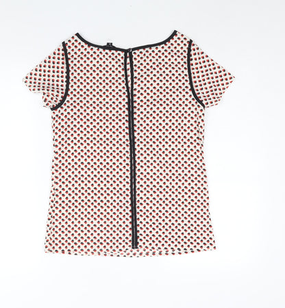 Womens UK Size 8 Therapy Multicoloured Basic Blouse