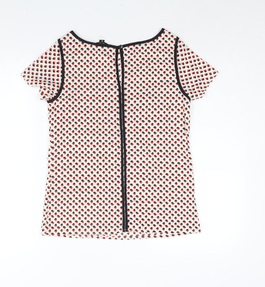 Womens UK Size 8 Therapy Multicoloured Basic Blouse