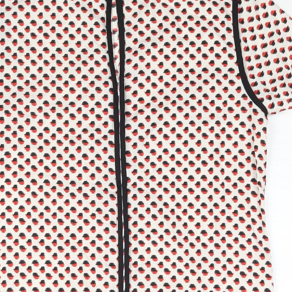 Womens UK Size 8 Therapy Multicoloured Basic Blouse