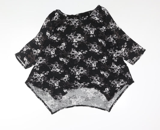 Womens UK Size 20 Arcadia Black Basic Blouse