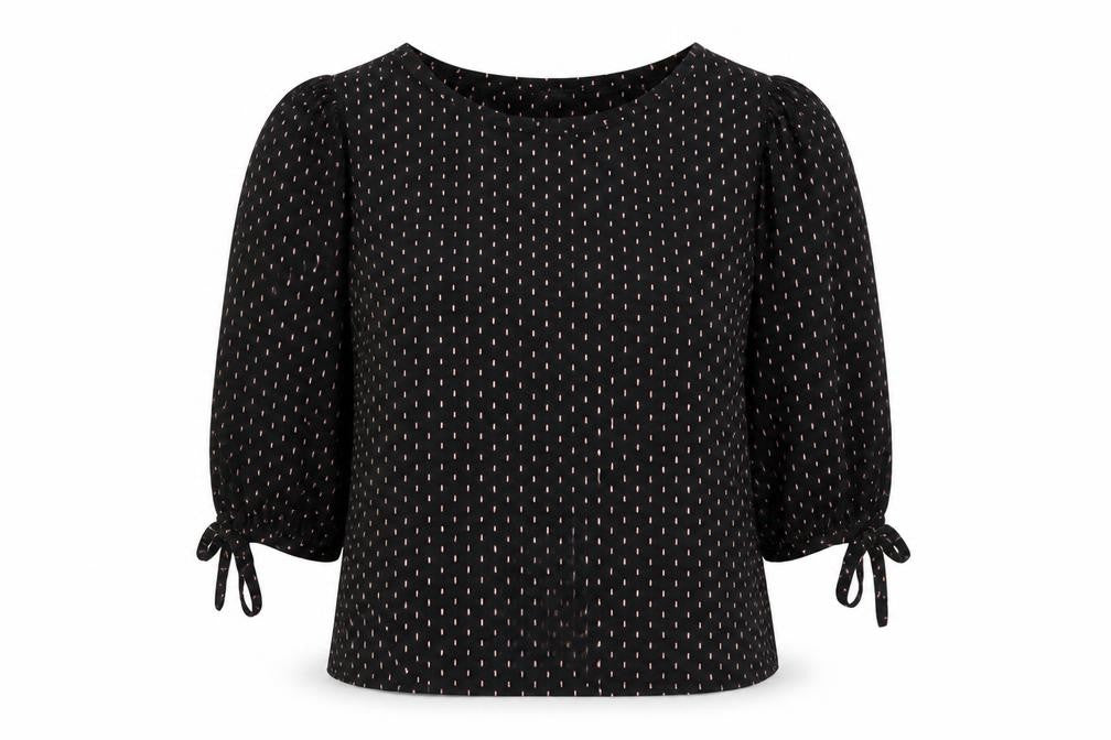 Womens UK Size 18 Principles Black Basic Blouse