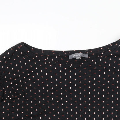 Womens UK Size 18 Principles Black Basic Blouse