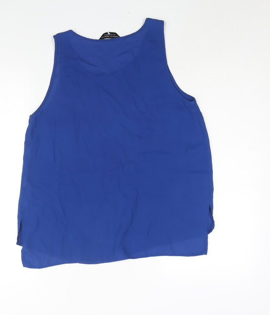 Womens UK Size 12 Dorothy Perkins Blue Camisole Blouse