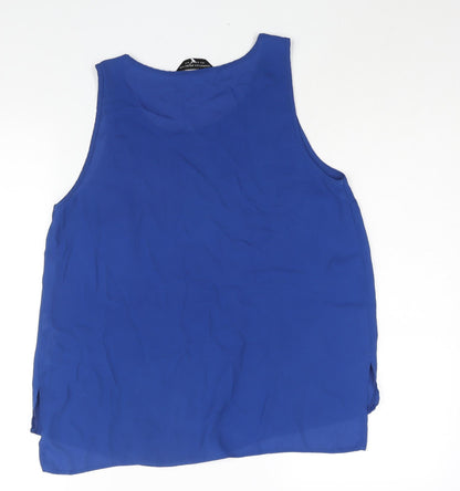 Womens UK Size 12 Dorothy Perkins Blue Camisole Blouse