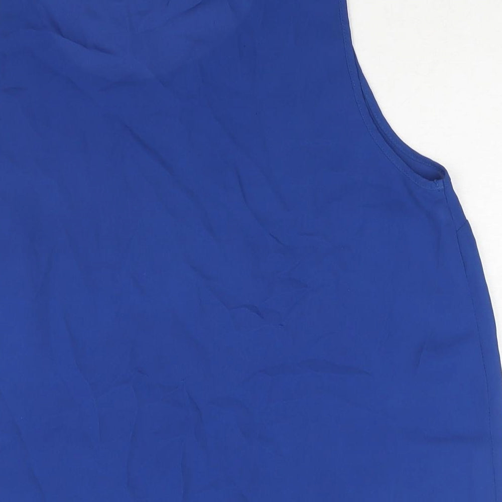 Womens UK Size 12 Dorothy Perkins Blue Camisole Blouse