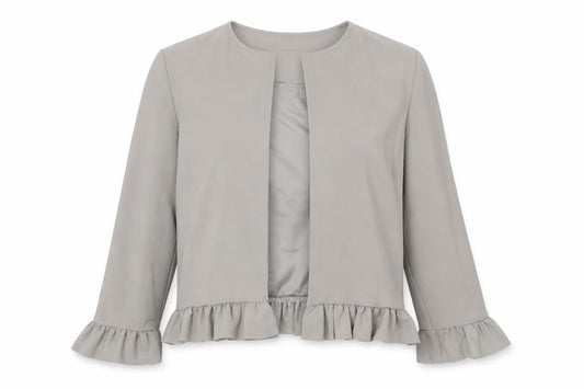 Womens UK Size 10 New Look Grey Jacket