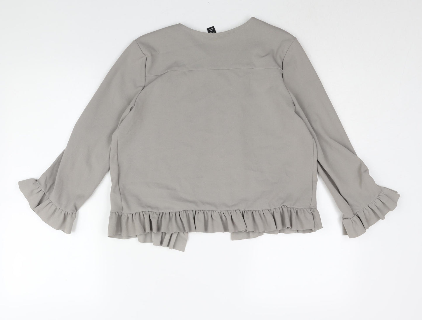Womens UK Size 10 New Look Grey Jacket