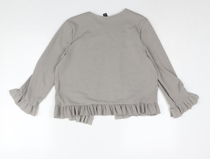Womens UK Size 10 New Look Grey Jacket