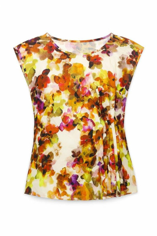 Womens UK Size 8 Kaliko Multicoloured Camisole Blouse