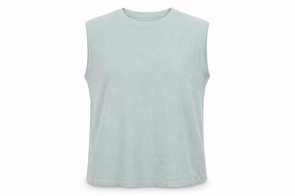 Womens UK Size L ESMARA Blue Basic Blouse