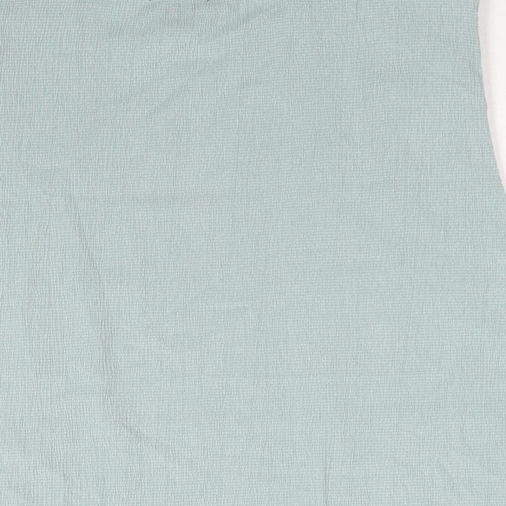 Womens UK Size L ESMARA Blue Basic Blouse