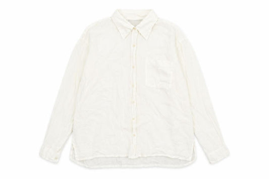 Endliess Spirit Womens White Viscose Basic Button-Up Size L Collared