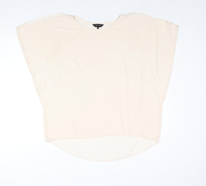 Womens UK Size 14 New Look Ivory Basic Blouse