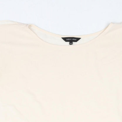 Womens UK Size 14 New Look Ivory Basic Blouse
