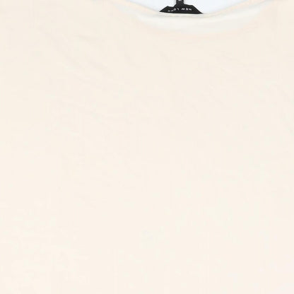 Womens UK Size 14 New Look Ivory Basic Blouse