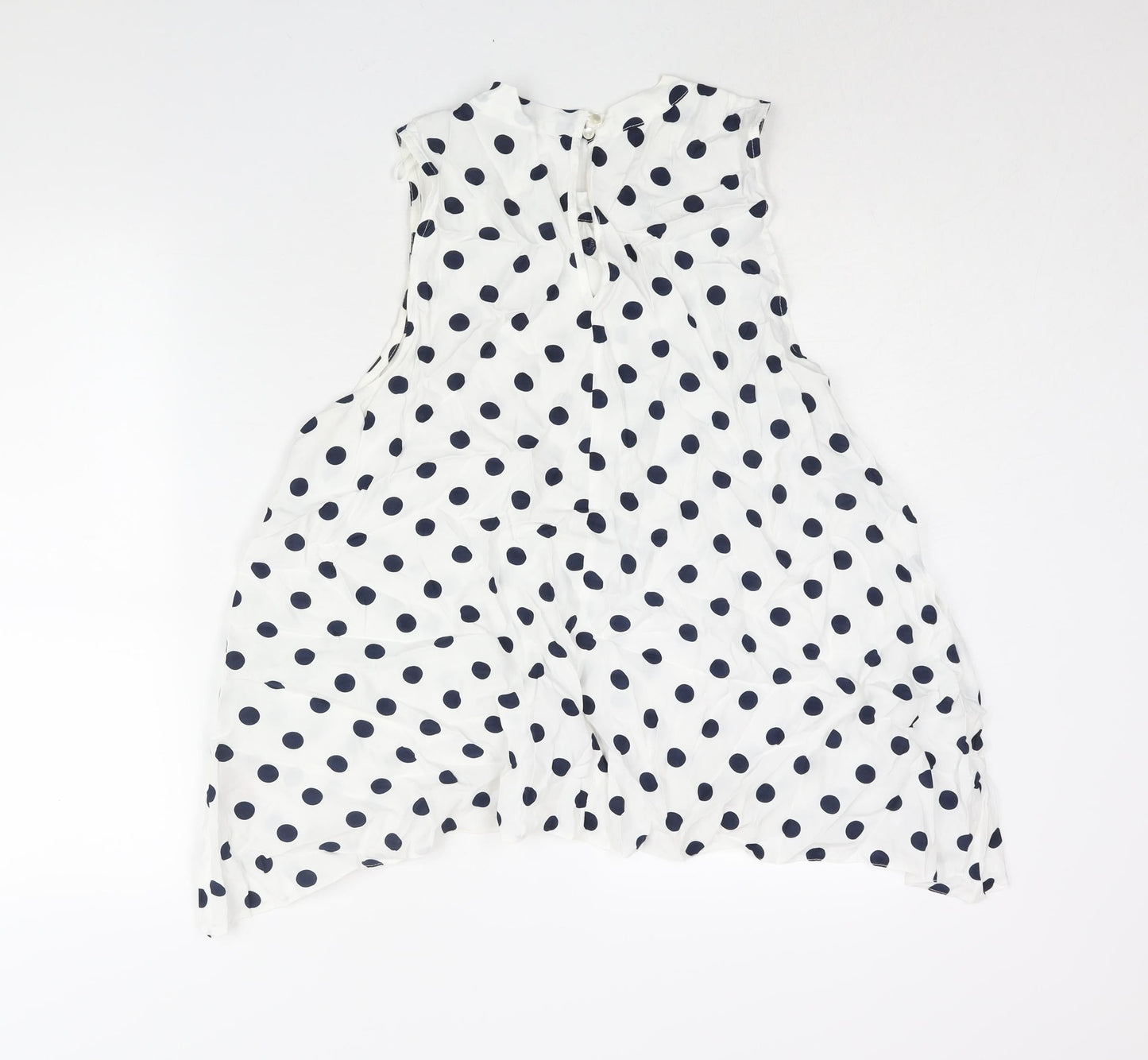 Womens UK Size 18 Debenhams White Camisole Blouse