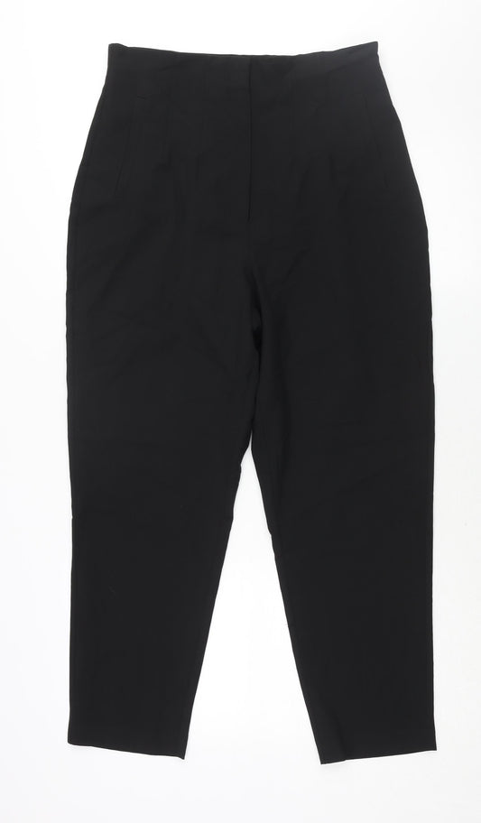 Womens UK Size 12 ASOS Regular Fit  Black Trousers