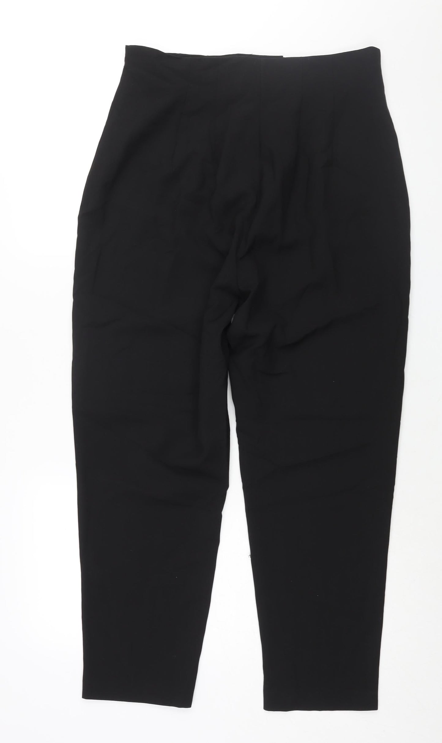 Womens UK Size 12 ASOS Regular Fit  Black Trousers