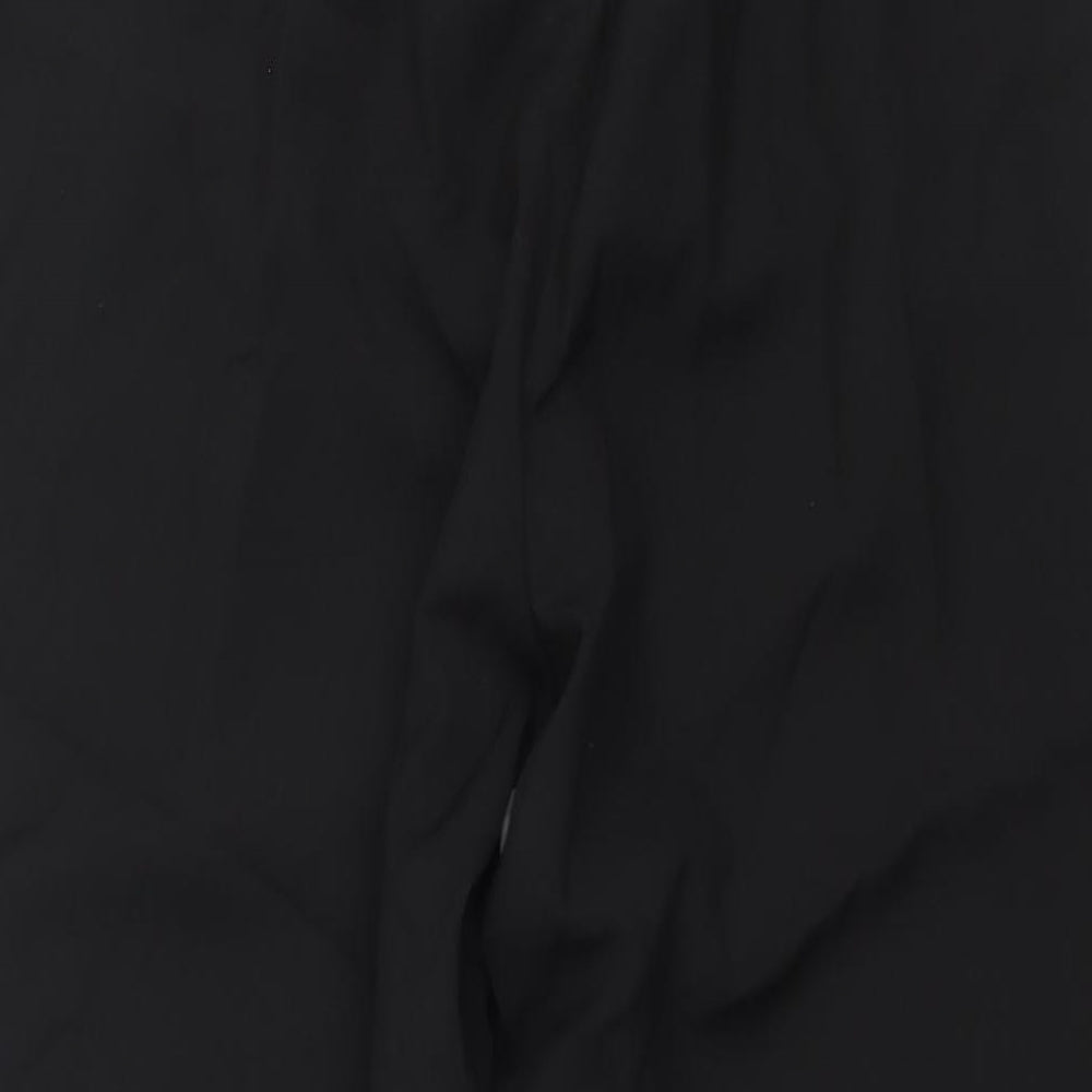 Womens UK Size 12 ASOS Regular Fit  Black Trousers