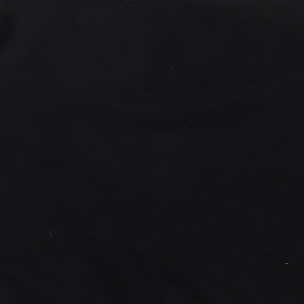 H&M Womens Black Cotton Pullover Sweatshirt Size S Pullover
