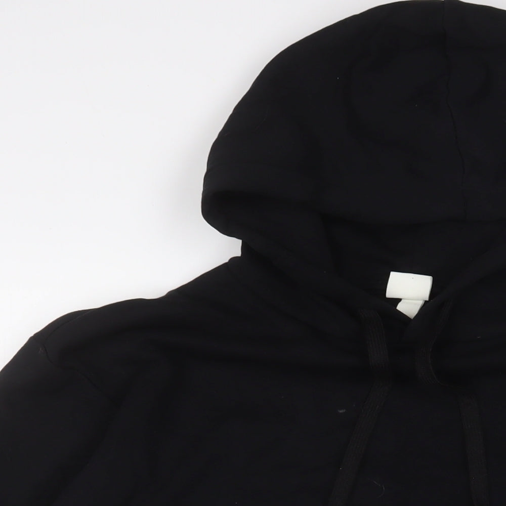 Mens UK Size S H&M Black Pullover Hoodie