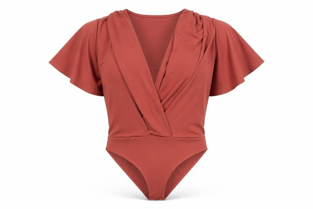 Zara Womens Pink Polyester Bodysuit One-Piece Size S Snap