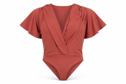 Zara Womens Pink Polyester Bodysuit One-Piece Size S Snap