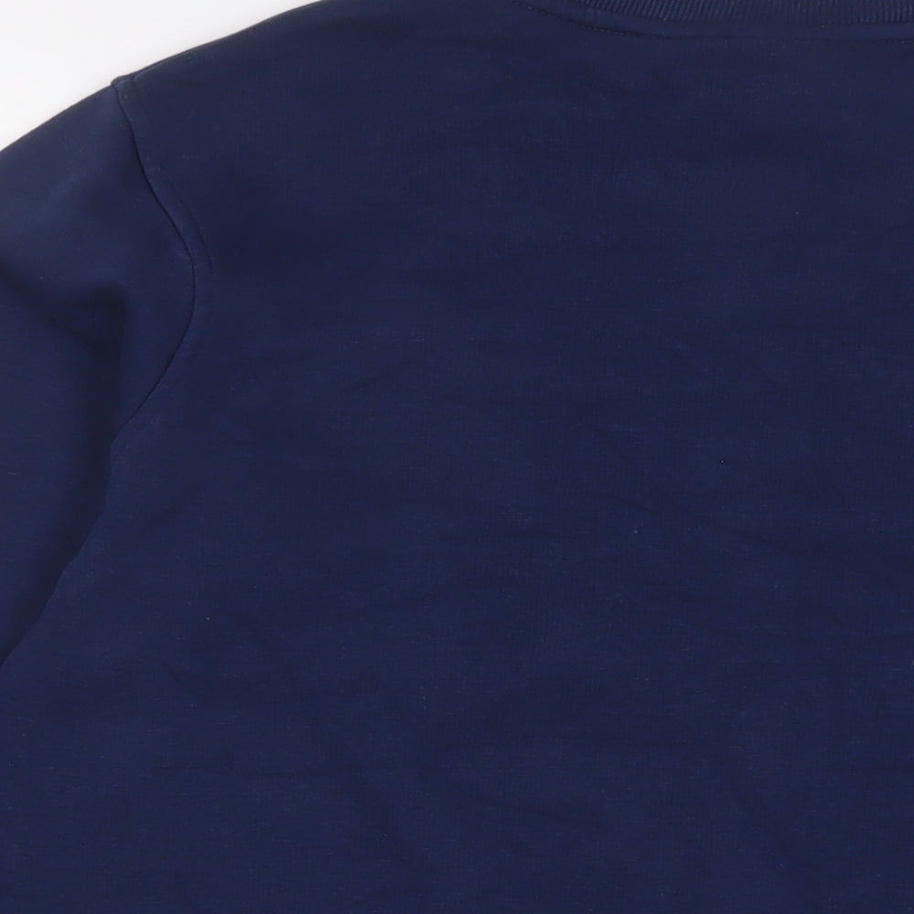 Always Rare Mens Blue Cotton Pullover Sweatshirt Size S